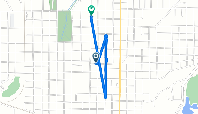 720 N Harrison St, Rushville to 223 W 11th St, Rushville