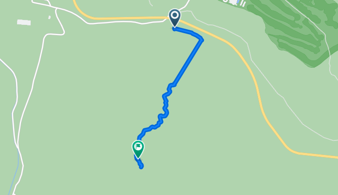 Ruta desde Cruce H-27 (Maitenes) - Cruce H-255 (Colla), Machalí