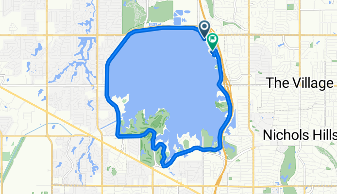 Lake Hefner Dr, Oklahoma City to Lake Hefner Dr, Oklahoma City