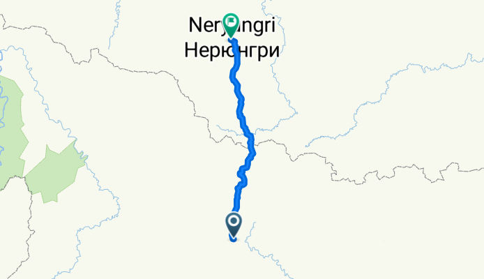 От станция Тында до улица Дружбы Народов 5/1, Нерюнгри