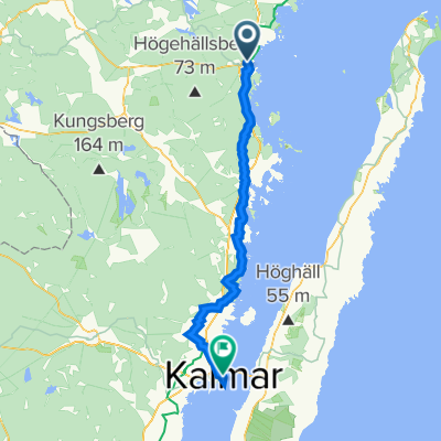 Björngatan, Oskarshamn to Östra Sjögatan 18, Kalmar