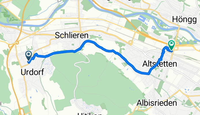 Feldstrasse 36, Urdorf nach Vulkanplatz 8, Zürich