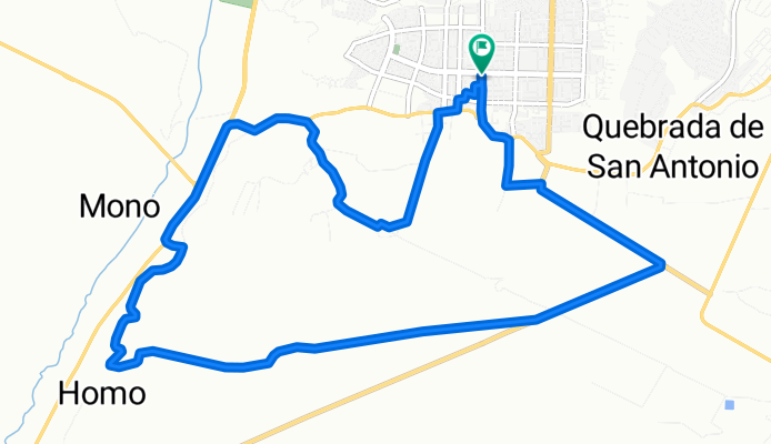De Perú, Moquegua a Q3R2+6XW, Moquegua