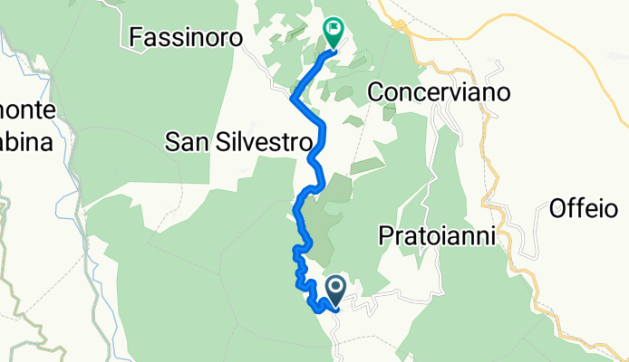 Da Via Roma 27, Concerviano a Via dell'Immagine 82B, Longone Sabino