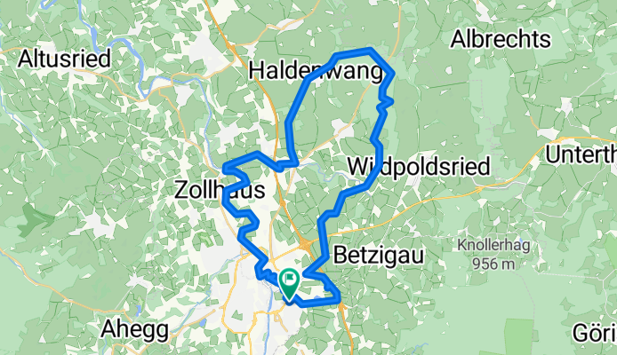 Haldenwang auf und ab