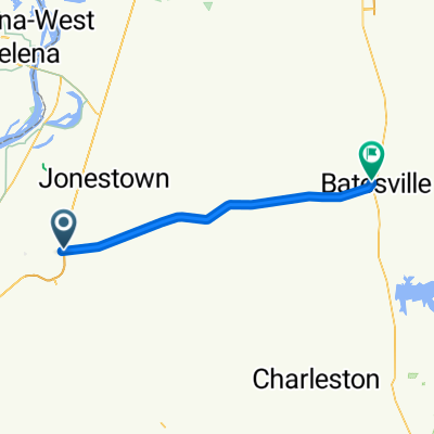MS-6 W, Clarksdale to 105 College St, Batesville