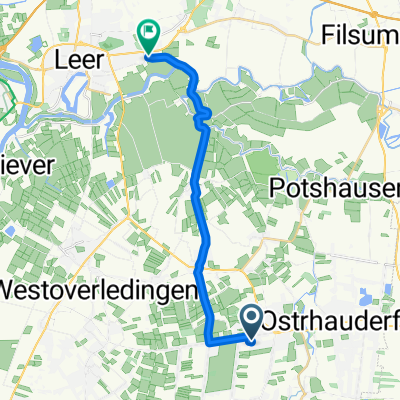 Sonnentau 2A, Rhauderfehn nach Ritterstraße 15A, Leer