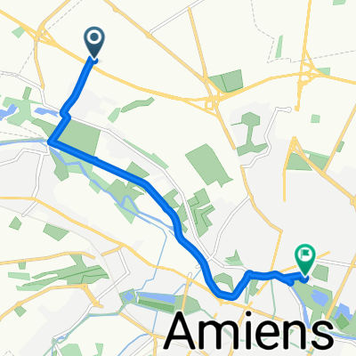 De 48des Archicamps, Amiens à 32 Rue des Bonnards, Amiens