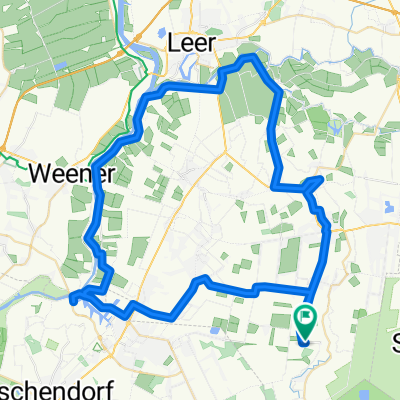 Brücke Amdorf – Meyer-Werft Papenburg Runde von Rhaudermoor