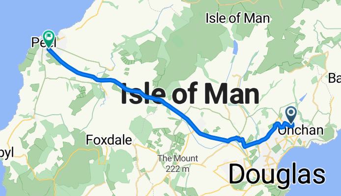 Hillcrest Grove to Tulloch House, A1, Peel