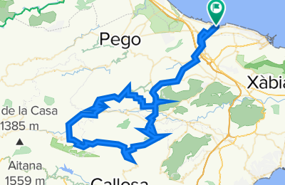 Route in der Bikemap App öffnen