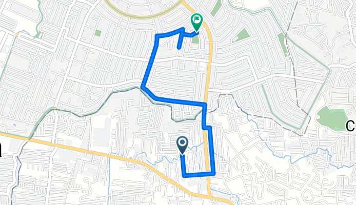 to Genesis Pandesal via Hacienda Ave Mrkna