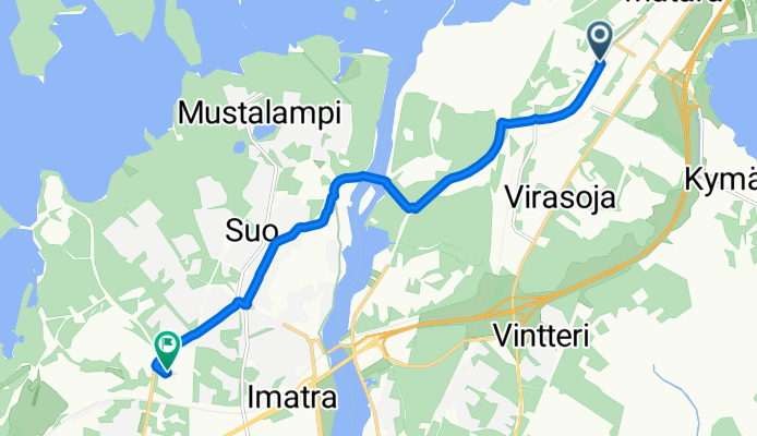 Vuoksenniskantie 70, Imatra to Joutsenonkatu 60, Imatra