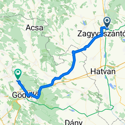 Petőfi Sándor út 24., Apc to Lejtő utca 2., Szada