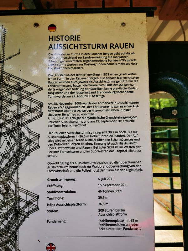 Tour zur Rodelbahn und in die Rauener Berge
