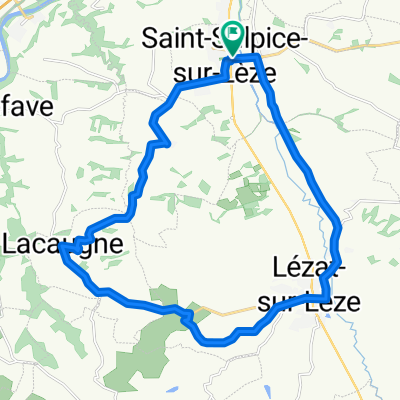 Montgazin/Lacaugne/Lézat