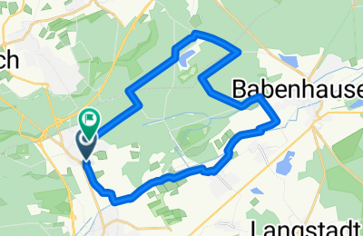 Route in der Bikemap App öffnen