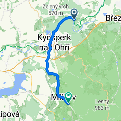 21235, Dasnice nach 21213, Milíkov