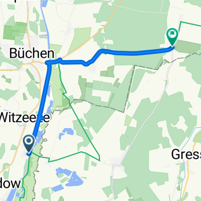 Bahnhofstraße, Dalldorf nach Dorfstraße, Langenlehsten