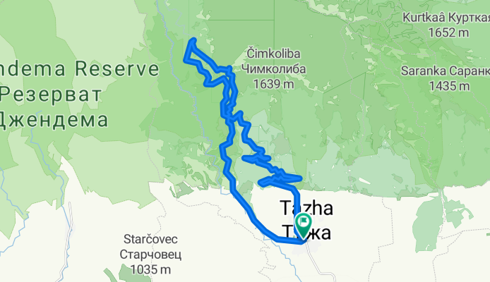 с.Тъжа-х.Триглав - с.Тъжа