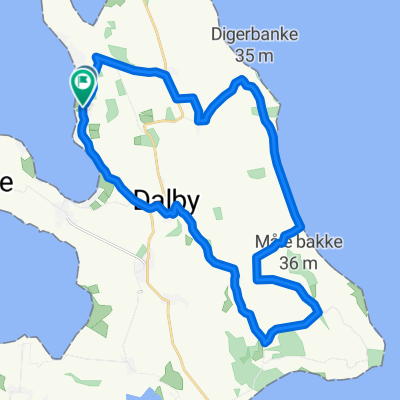 Around Hindsholm from Bogensø Strand