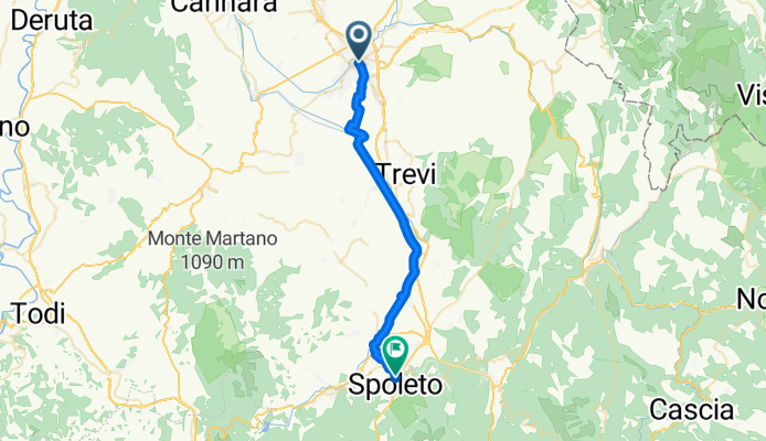 Da  Foligno a Spoleto
