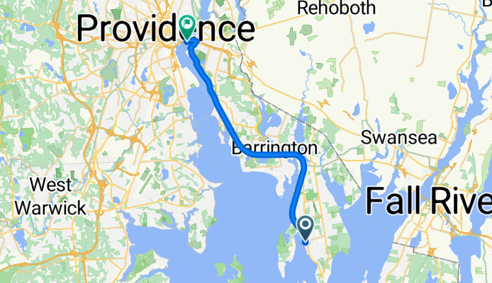 East Bay Bike Path - From Bristol (Going North)