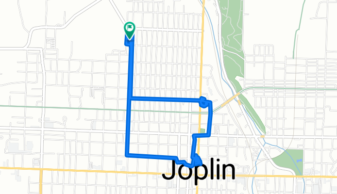 Rode to Liberty Utilities, City of Joplin, Post Office, Dollar General then back home!