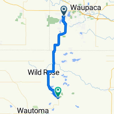 Pleasant Park Lane N2654, Waupaca to Wisconsin 152 N3711, Wautoma