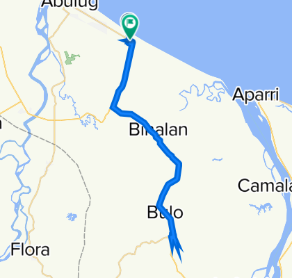 Centro Ballesteros to Centro Allacapan Route