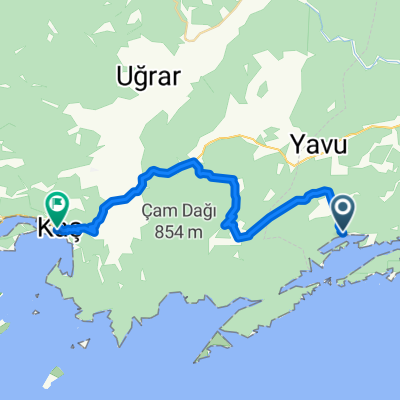 De Ucagiz Sk., Demre à Ataturk Blv., Kas