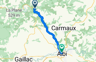 Route in der Bikemap App öffnen
