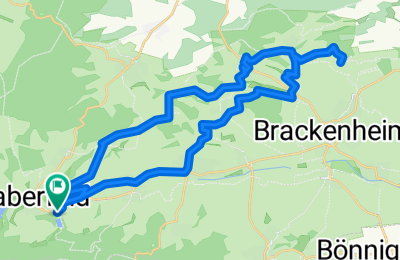 Route in der Bikemap App öffnen