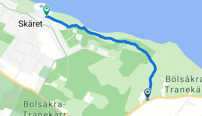 Norra Kustvägen 660-5, Jonstorp to Grönadalsvägen 9, Skäret