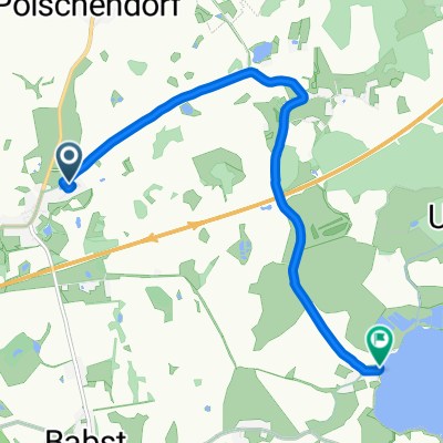 Warnkenhagener Straße 54, Glasin nach Dorfstraße 7, Glasin
