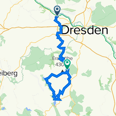 Talsperre Malter über die Dörfer