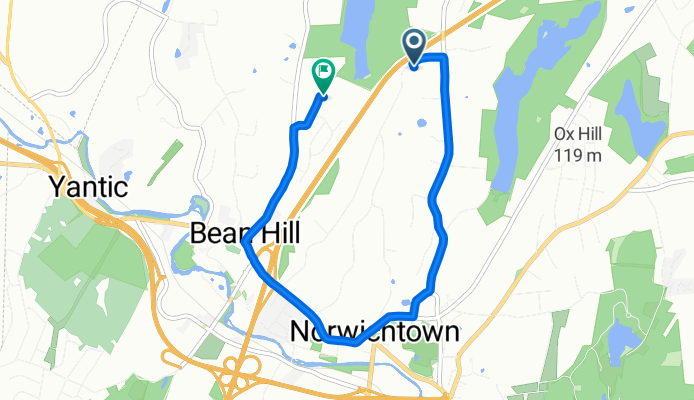 209 Case St, Norwich to 35 Bog Meadow Rd, Norwich