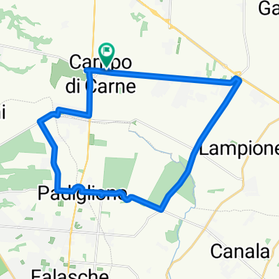 Da Via Aurelio Pertile 1–7, Campo di Carne a Via Aurelio Pertile 2–12, Campo di Carne
