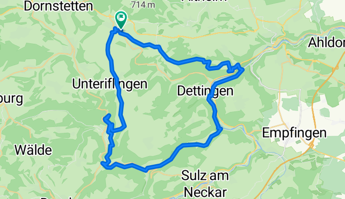 Hinterhofen 25, Schopfloch nach Hinterhofen 26, Schopfloch