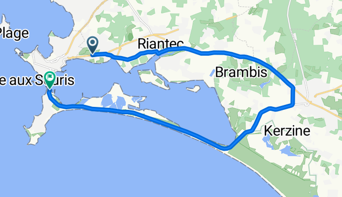 Itinéraire à partir de 35 Route de Port-Louis, Riantec