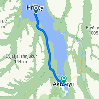 15. Árskógssandur to Akureyri