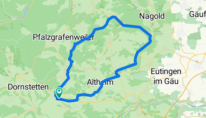 Hinterhofen 24, Schopfloch nach Hinterhofen 27, Schopfloch