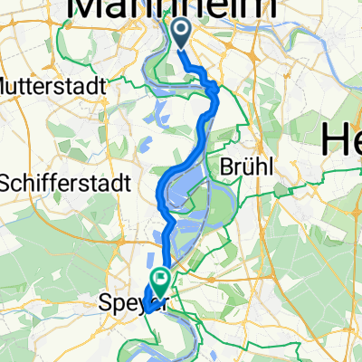 Eichelbergstraße 38, Mannheim nach K4250, Altlußheim