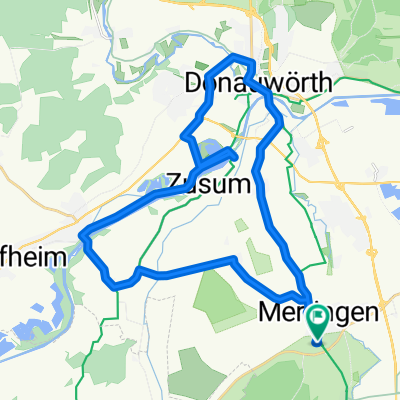 Waldweg 13, Mertingen nach Waldweg 11, Mertingen