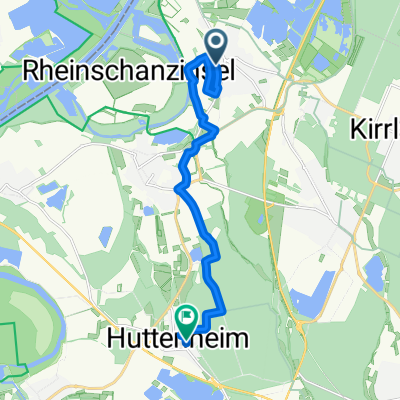 Gartenweg 15A, Oberhausen-Rheinhausen nach Neue Straße 11, Philippsburg