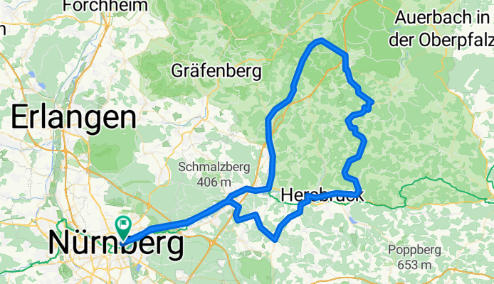D_Bayern_Nürnberg-Hersbruck-Velden-Betzenstein-Simmelsdorf-Schnaittach-Lauf a.d. Pegnitz: "durch den Veldensteiner Forst"