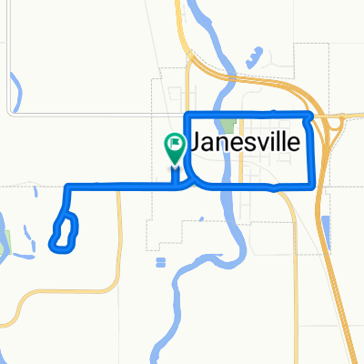 540 Hickory St, Janesville to 540 Hickory St, Janesville