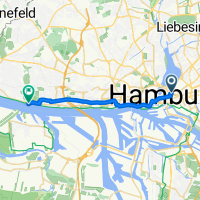 HH Hbf bis Elbfähre