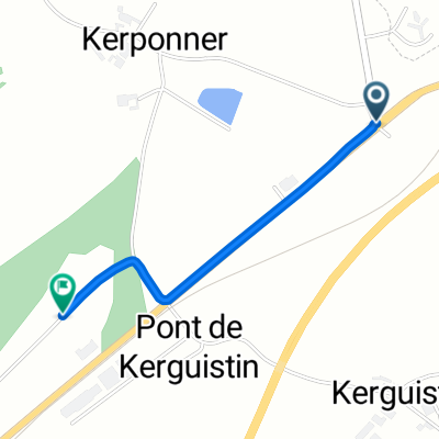 Itinéraire à partir de Joli Coeur, Noyal-Pontivy