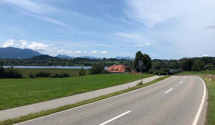Foto 2 der Bikemap-Route "Gasthof Kogl, Brannenburg - rund um den Chiemsee"